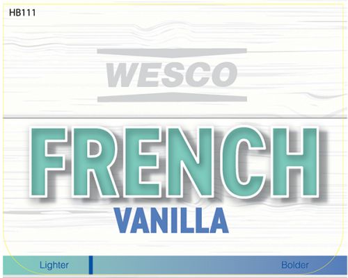 French Vanilla Coffee Label HB111
