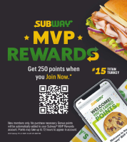 MVP Rewards Sign SW2103