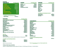 Ingredients Menu SW3152
