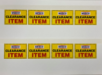 Clearance Item Tags O70