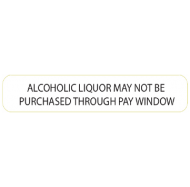 Alcoholic Pay Window O19