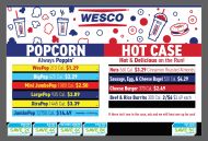 Non Food Popcorn Board POP6